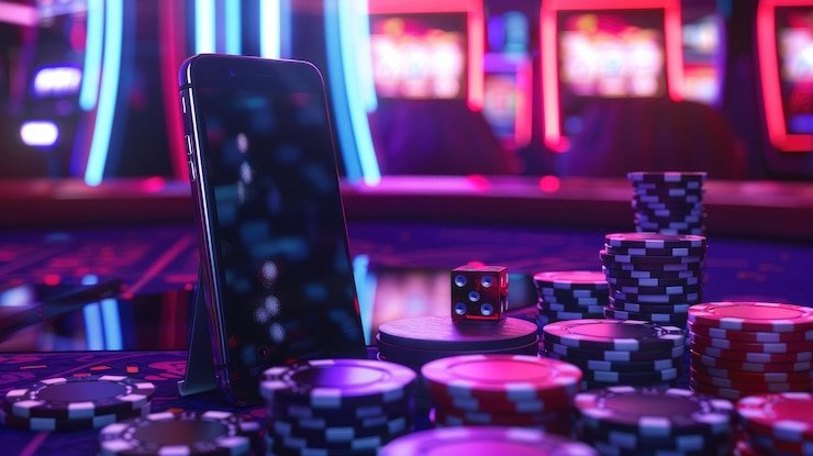 Antarmuka aplikasi 100 pasaran menampilkan permainan slot dan pasar olahraga
